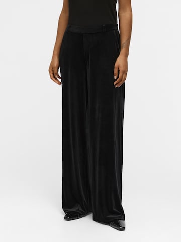 OBJECT Regular Pants 'Lisa' in Black: front