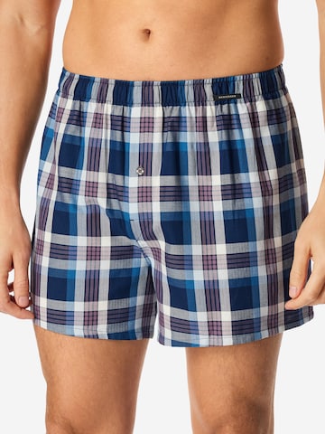 SCHIESSER Boxershorts in Blauw: voorkant