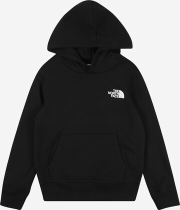 THE NORTH FACE Athletic Sweatshirt in Black: front