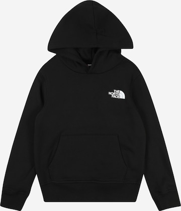 THE NORTH FACE - Sweatshirt de desporto em preto: frente