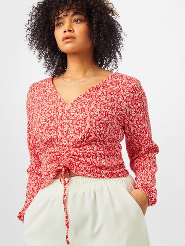 ABOUT YOU Curvy Shirt 'Danai' in Rood