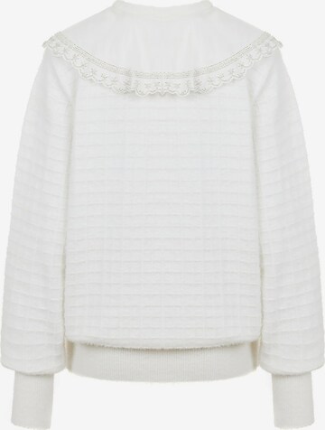 Pull-over NOCTURNE en blanc