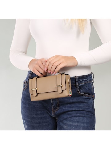 Florence Handtas in Beige: voorkant