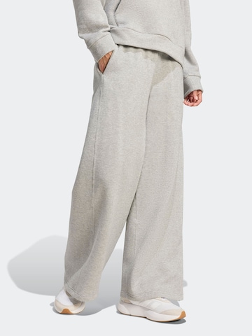 ADIDAS SPORTSWEARWide Leg/ Široke nogavice Sportske hlače 'ALL SZN' - siva boja: prednji dio