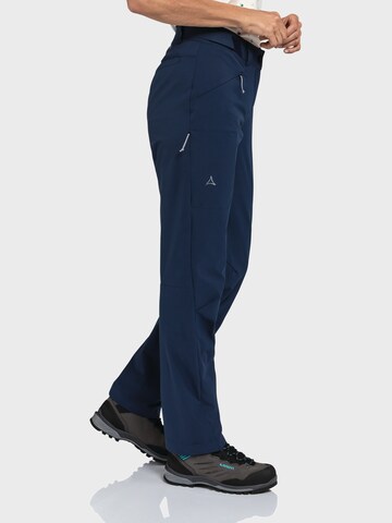 Schöffel Regular Outdoor trousers in Blue