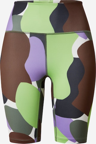 Monki Skinny Leggings in Gemengde kleuren: voorkant