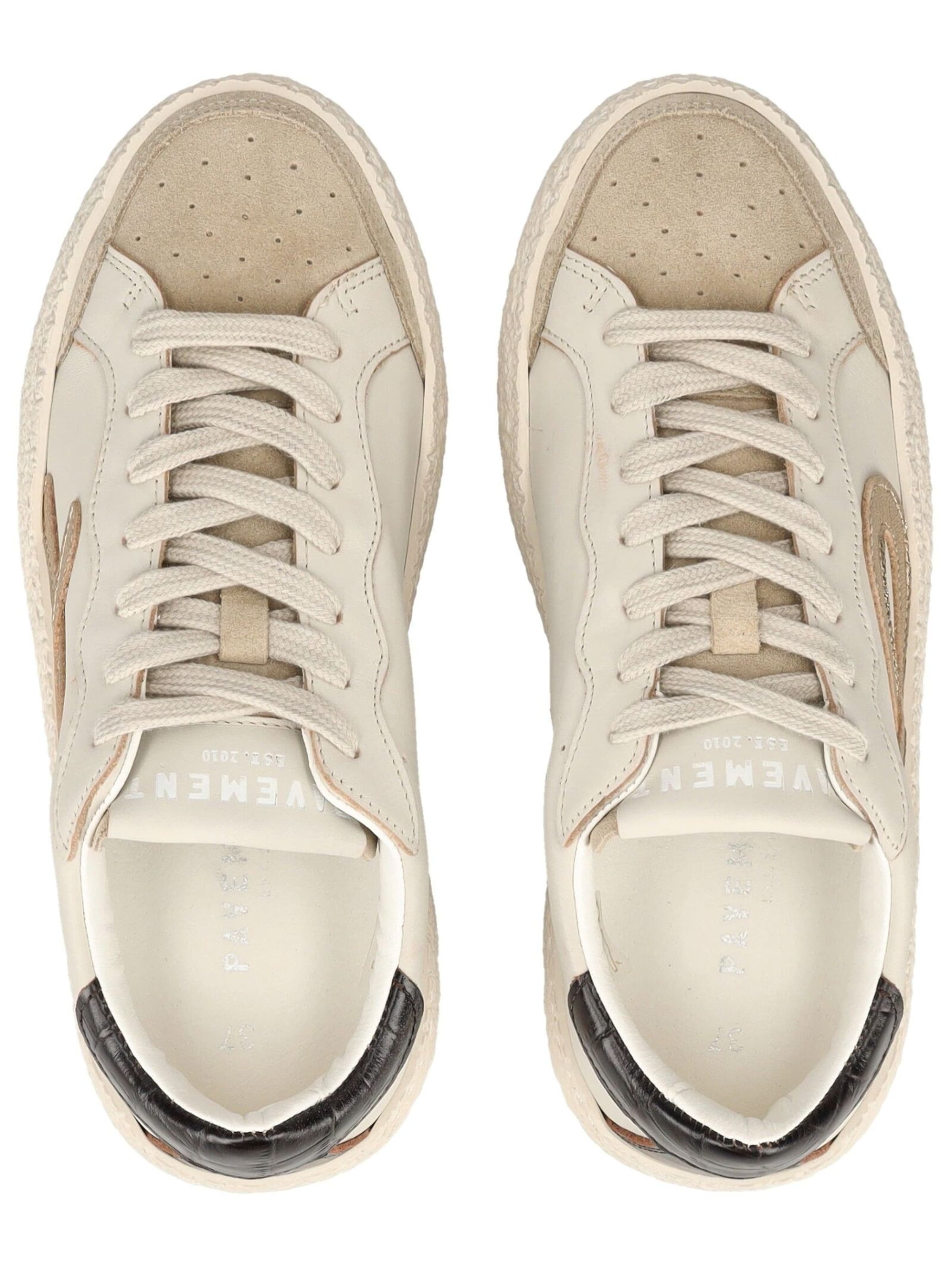 Baskets basses PAVEMENT en beige : au dessus