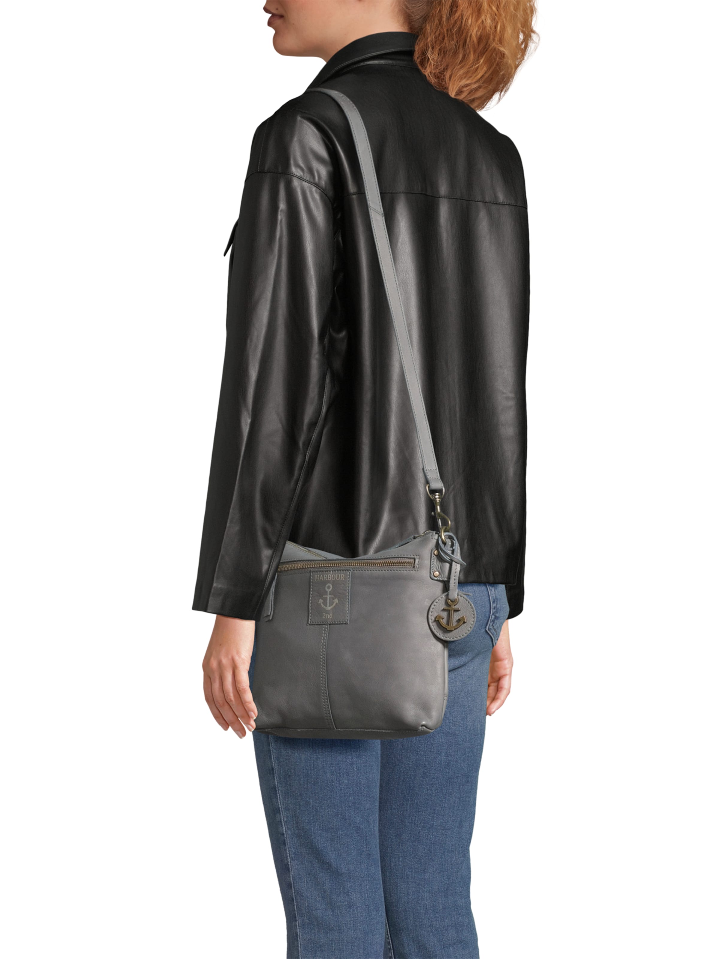Harbour 2nd Τσάντα ώμου 'Anchor Love Isalie' σε γκρι: μπροστά