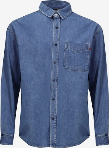 LTB Regular fit Overhemd 'Jason' in Blauw: voorkant