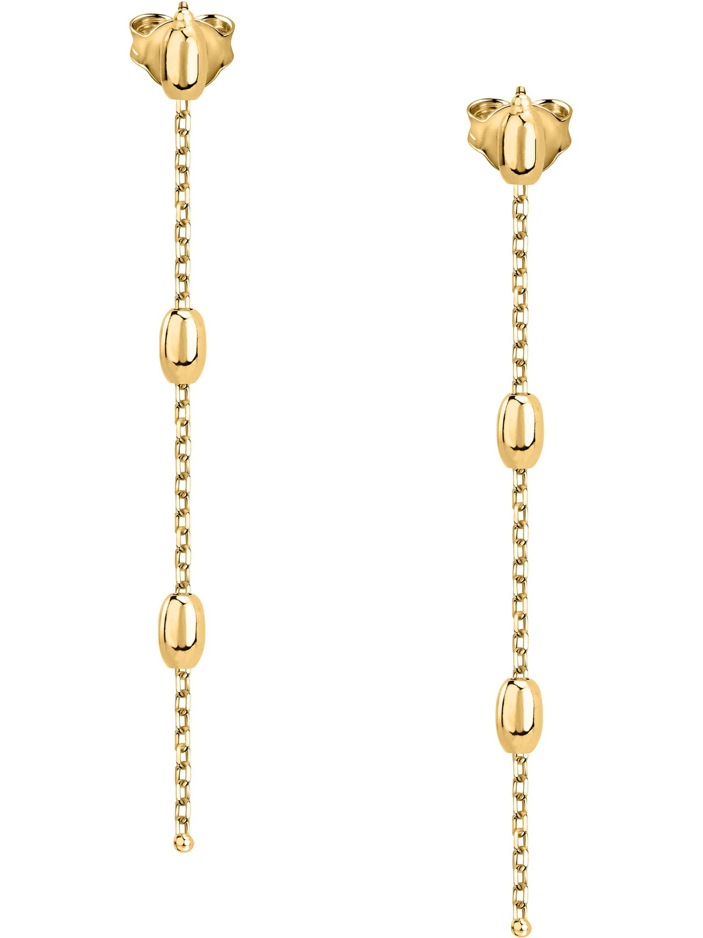 CHRIST Ohrringe in Gelb