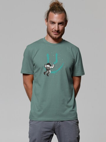 T-Shirt Watapparel en vert : devant