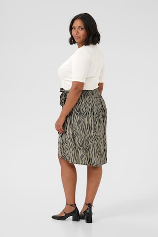 KAFFE CURVE Skirt 'Maren' in Beige