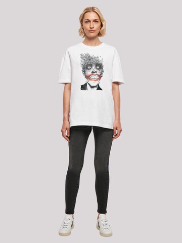 T-shirt 'Batman The Joker Bats' F4NT4STIC en blanc