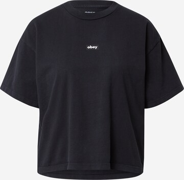 Obey Shirt in Zwart: voorkant