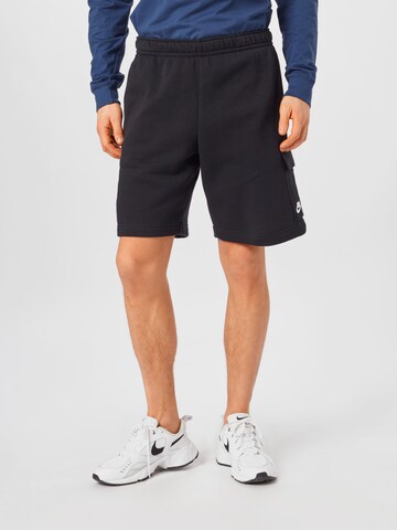 Nike Sportswear Voľný strih Kapsáče 'Club' - Čierna: predná strana
