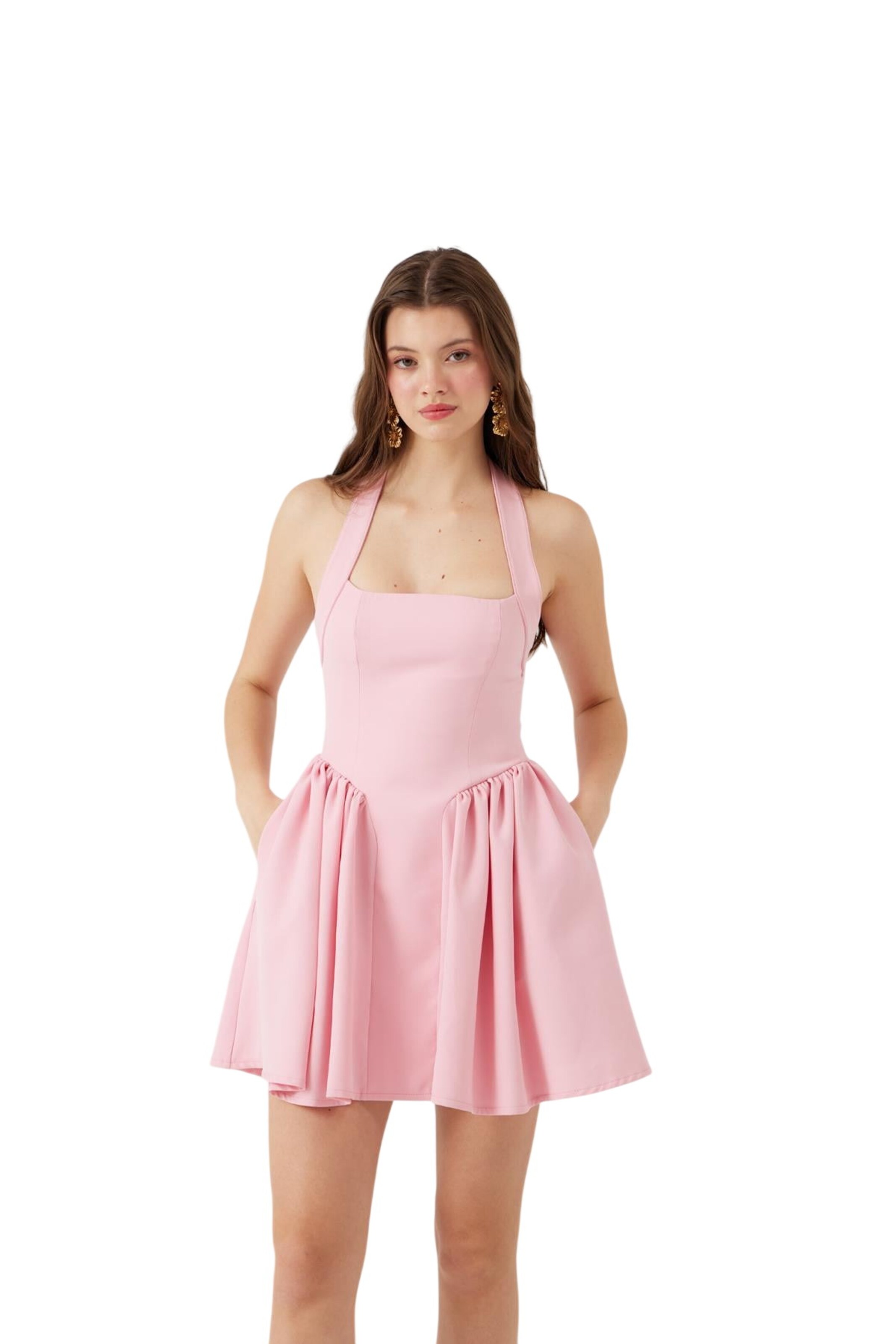 HOLLY LOLLY Cocktailjurk in Roze: voorkant