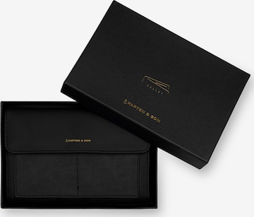 Kapten & Son Håndveske 'Clutch Wallet Versailles All Black' i svart