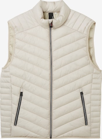 Gilet TOM TAILOR en beige : devant