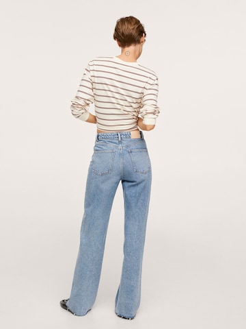 MANGO Wide Leg Jeans 'Telma' in Blau