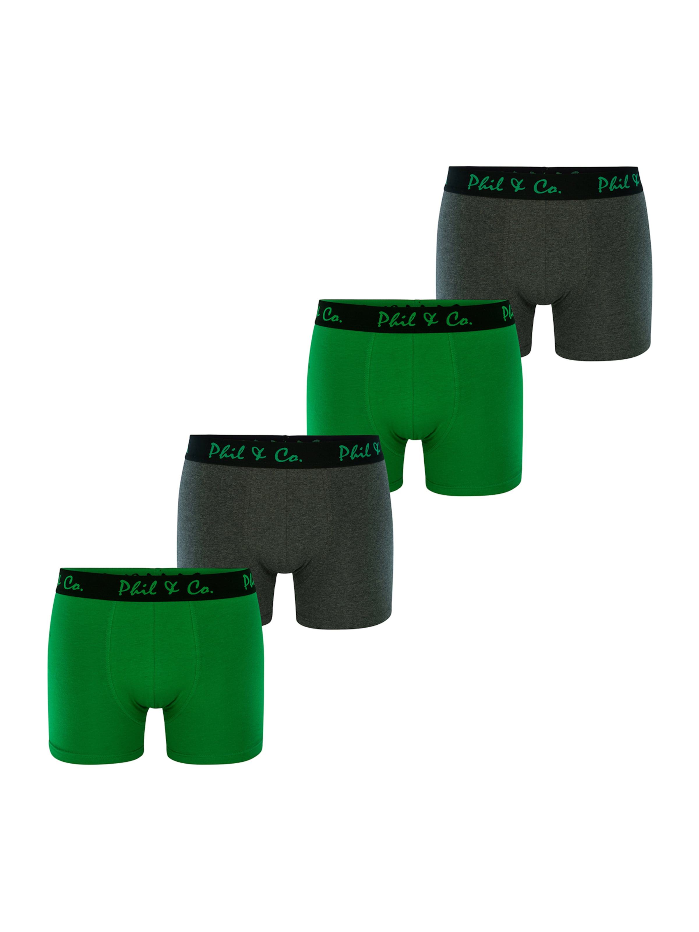 Boxers Phil & Co. Berlin en gris : devant