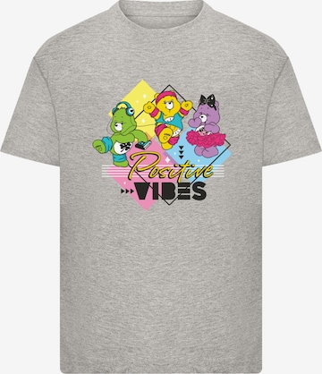 F4NT4STIC T-Shirt 'Care Bears Good Luck Bear Positive Vibes' in Grau: Vorderseite