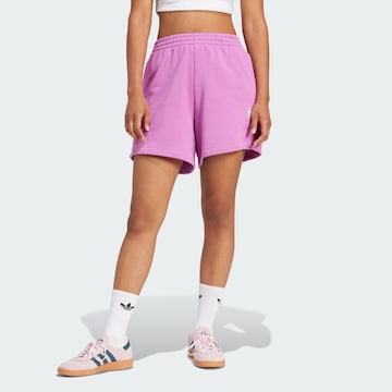 ADIDAS ORIGINALS Loosefit Broek 'Adicolor Essentials' in Lila: voorkant