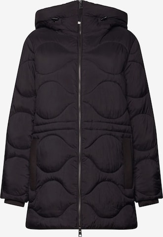 Manteau d’hiver ESPRIT en noir : devant