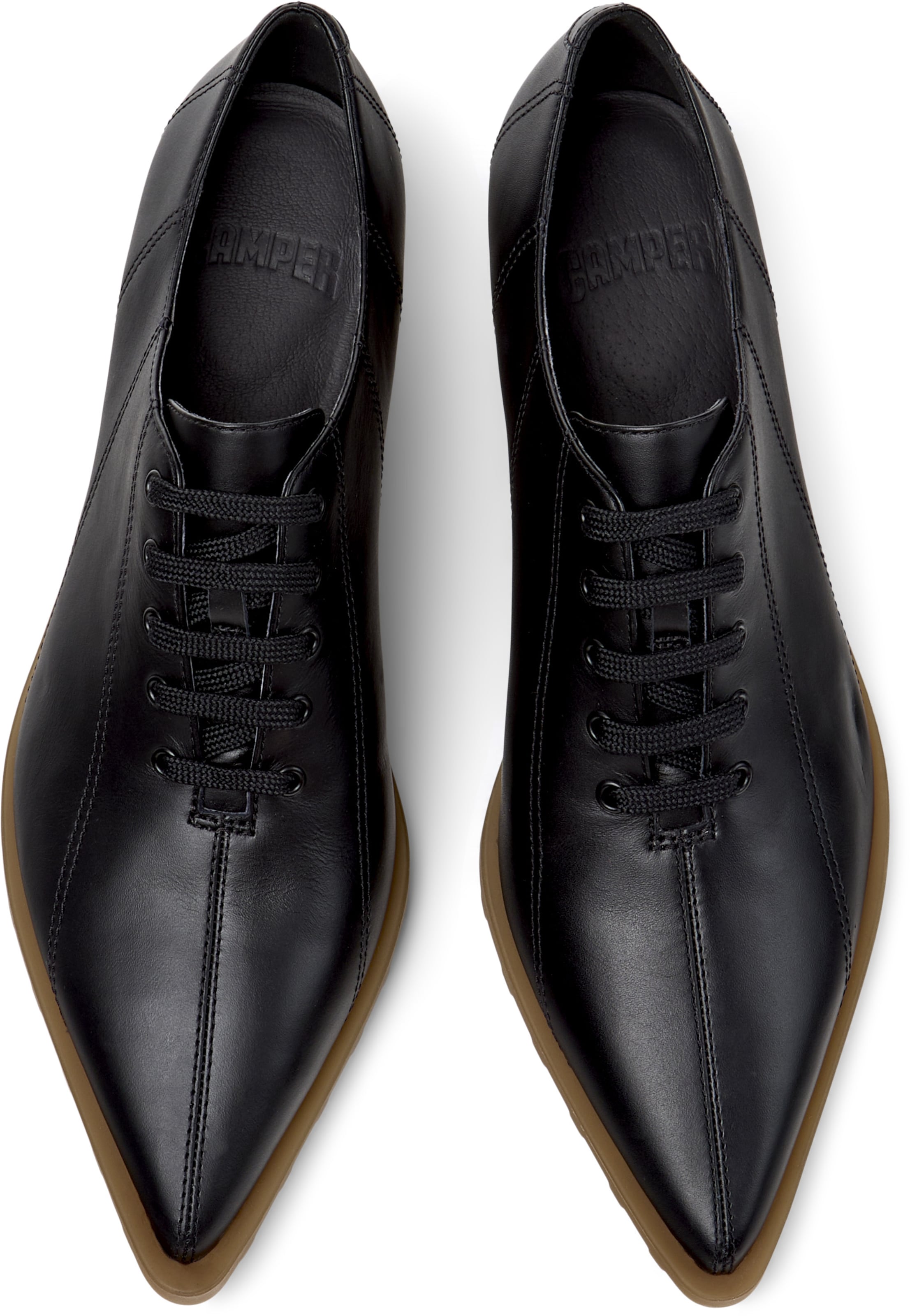 Scarpa stringata 'Anita' di CAMPER in nero