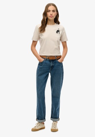 Superdry Shirt 'Psychic Readings' in Beige