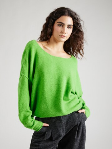 Pull-over 'Damsville' AMERICAN VINTAGE en vert : devant