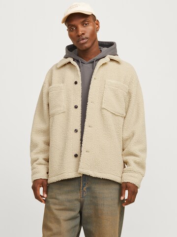 JACK & JONES Overgangsjakke 'JORNewton' i beige: forside