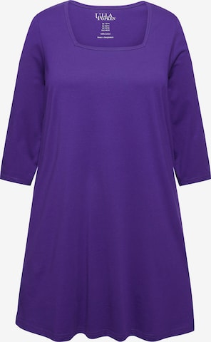 T-shirt Ulla Popken en violet : devant