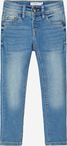 NAME IT Slimfit Jeans 'Silas' in Blau: predná strana