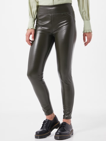 GAP Skinny Leggings in Green: front