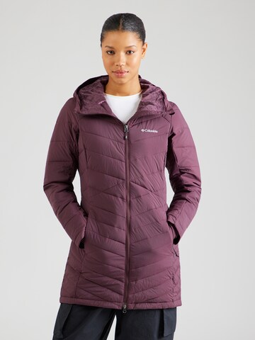COLUMBIA Pitkä takki ulkoiluun 'Joy Peak II' värissä lila: etupuoli