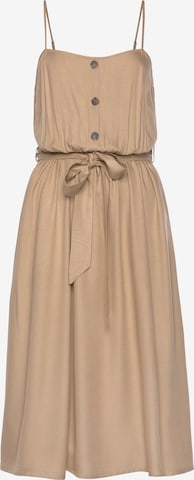 LASCANA Dress in Brown: front