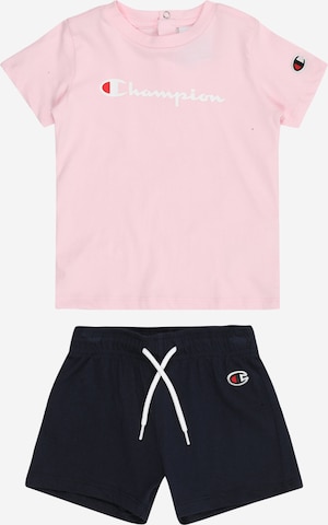 Set de la Champion Authentic Athletic Apparel pe roz: față