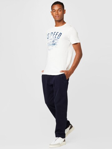 NN07 Loosefit Broek 'Foss' in Blauw