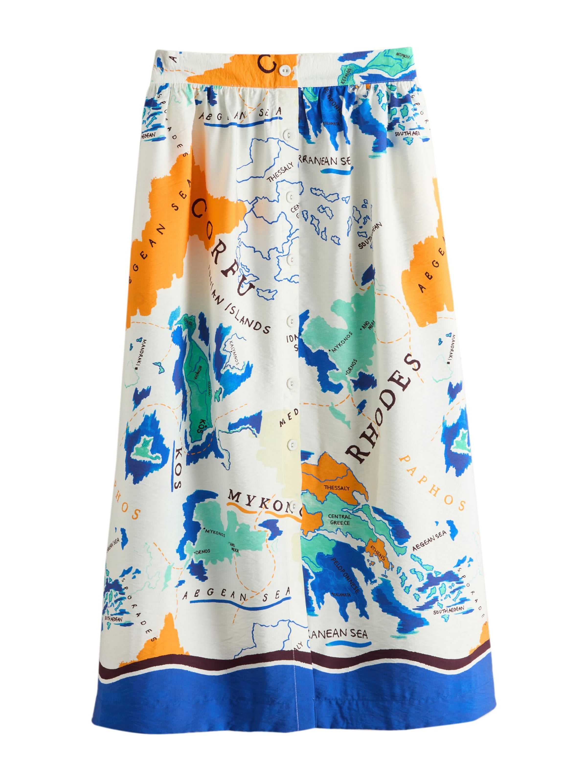 Gonna di Next in bianco: frontale