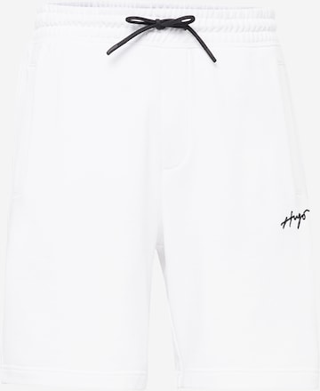 HUGO Red Pants 'Dampinas' in White: front