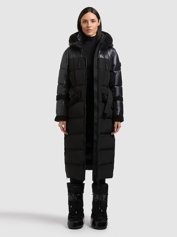 khujo - Sobretudo de inverno 'Julita3' em preto