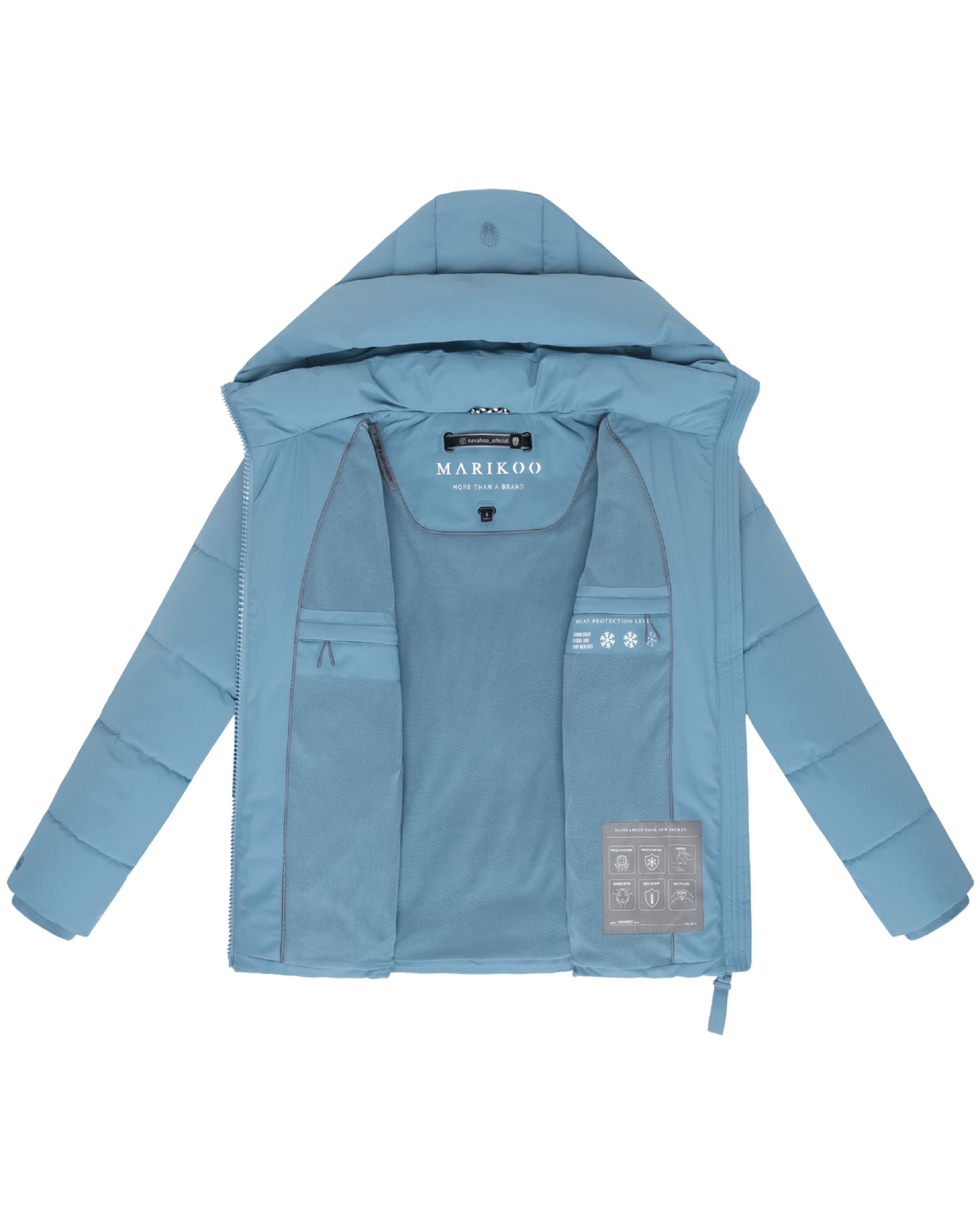 Veste d’hiver 'Kuschelnasee 16' MARIKOO en bleu