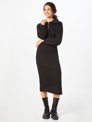 Missguided Dress in Black: front