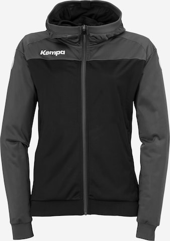 KEMPA Athletic Jacket in Black: front