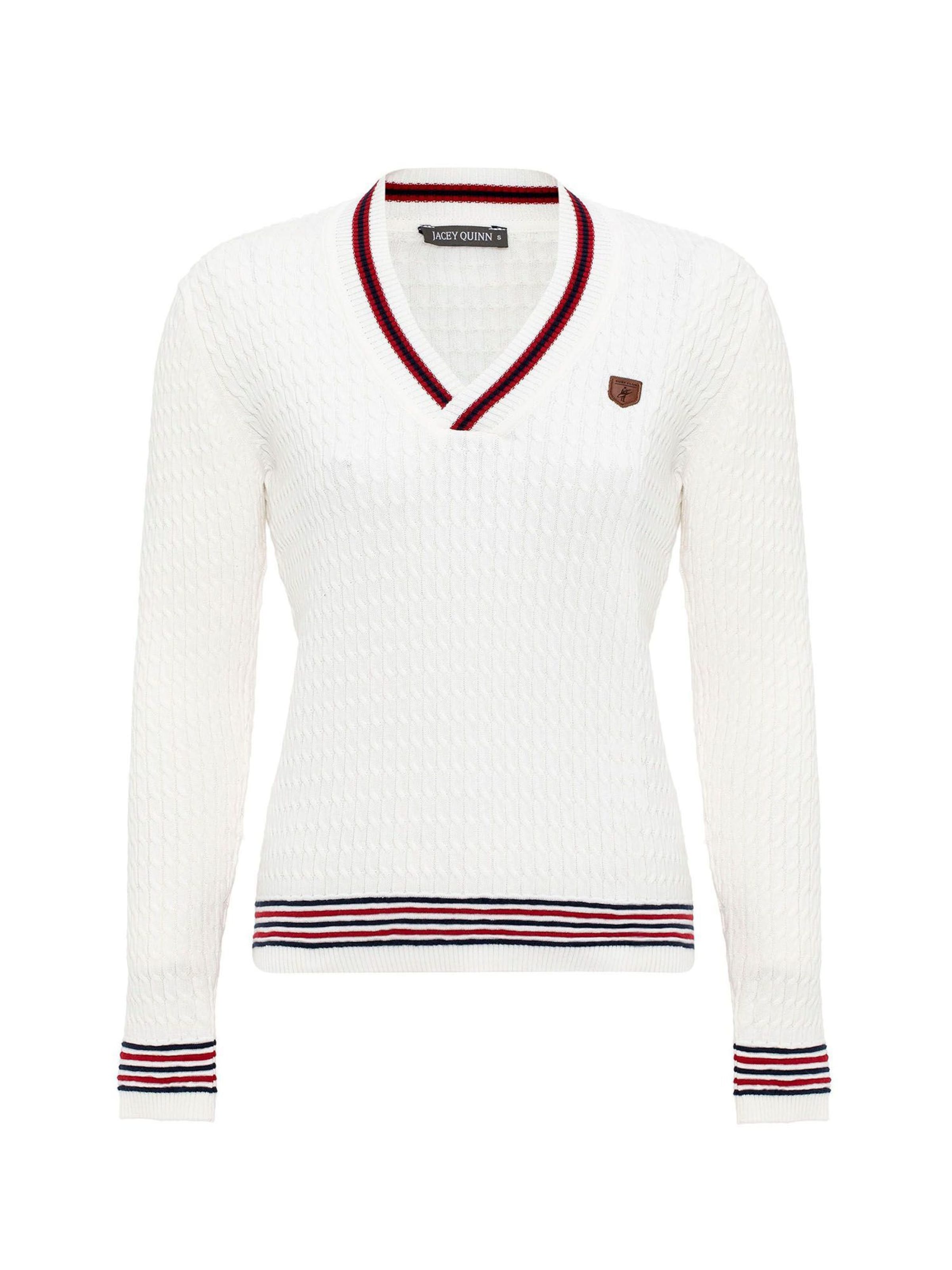 Jacey Quinn Pulover | bela barva: sprednja stran