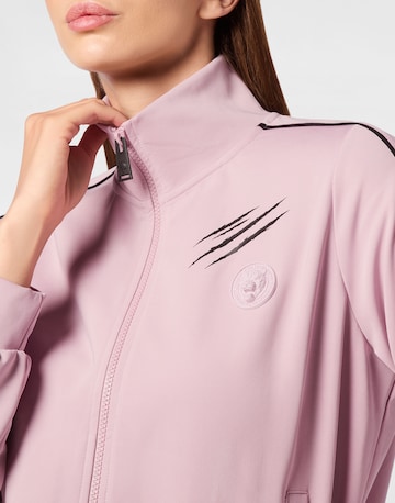 Plein Sport Sweatjacke in Pink