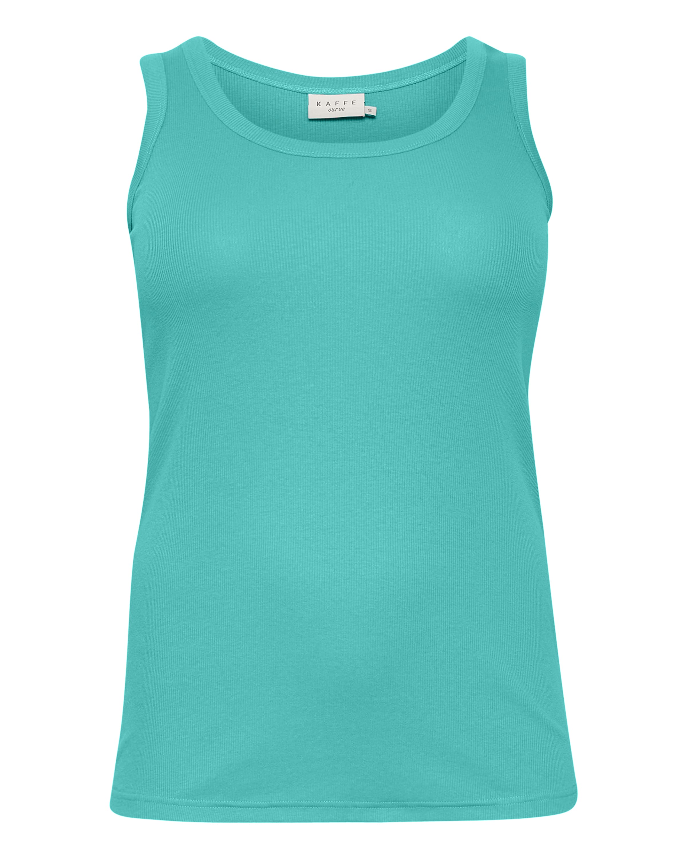 KAFFE CURVE Топ в Синий: спереди