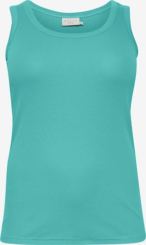 KAFFE CURVE Top in Blue: front