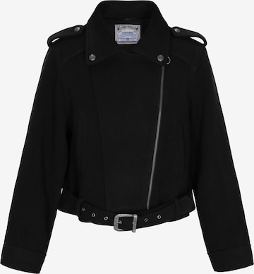 DreiMaster VintagePrijelazna jakna - crna boja: prednji dio