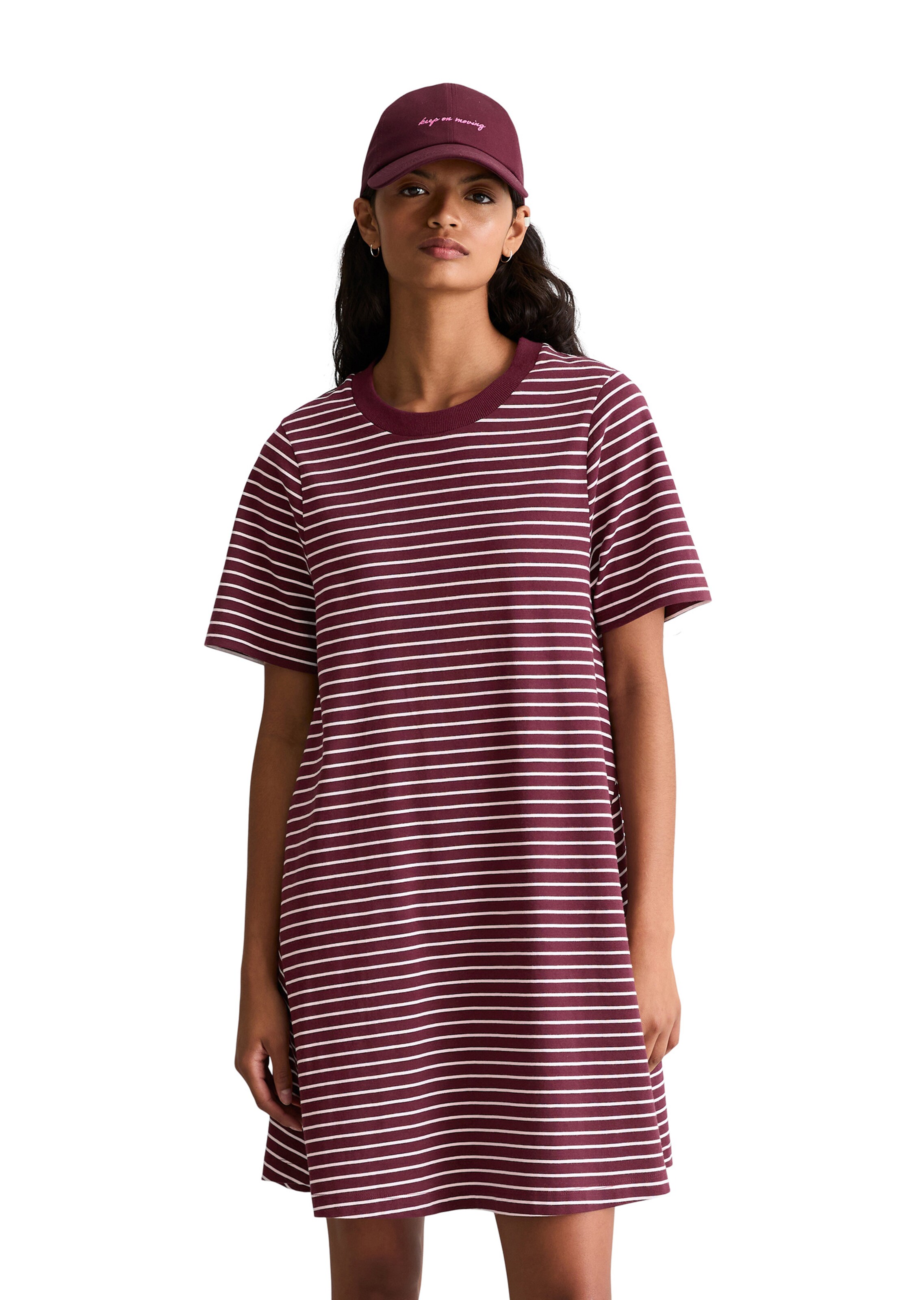 Marc O'Polo DENIM Oversized jurk in Rood: voorkant